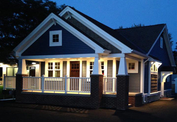 High-Point Construction office exterior renovation